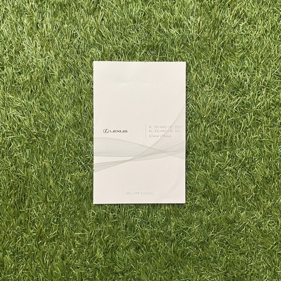 2019 Lexus RC350 RC300 Owners Manual w/ Navigation, 3.5L 2.0L - Picture 5 of 12